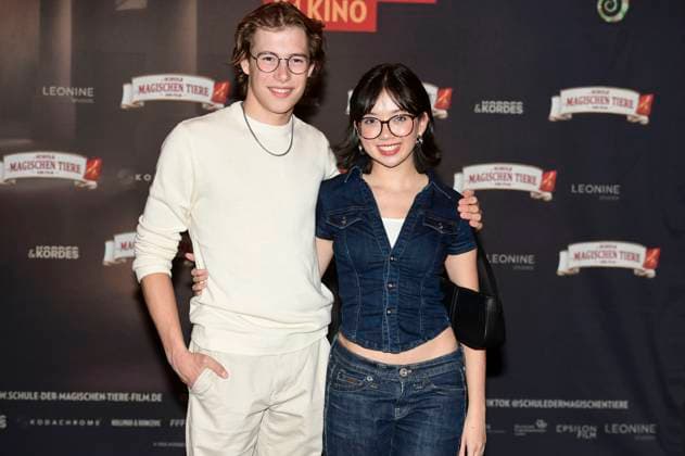 Thilo Fridolin Matthes and Purnima Grätz at the premiere of the movie Die Schule der magischen Tiere 4 at the Astor Grand Cinema Hannover, 20 09 2025 Foto:xN.xHeuselx xFuturexImagex tiere_hannover_5918
