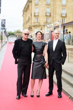 73rd San Sebastian International Film Festival: Affeksjonverdi Sentimental Value Red Carpet Stellan Skarsgard, Renate Reinsve, Joachim Trier attended Affeksjonverdi Sentimental Value Red Carpet during 73rd San Sebastian International Film Festival at Victoria Eugenia Theatre on September 20, 2025 in Donostia San Sebastian, Spain Photo by IMAGO MPG Donostia San Sebastian Victoria Eugenia Theatre Euskadi Spain  Copyright: xMPGx