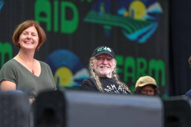 Farm Aid 40 Music Festival Willie Nelson looks on during a press event at the Farm Aid 40 Music Festival in Minneapolis, Minnesota, on September 20, 2025, at Huntington Bank Stadium. Minneapolis Minnesota USA  Copyright: xStevenxGarciax originalFilename: garcia-farmaid4250920_np6RS.jpg