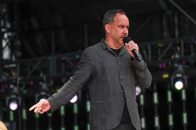 Farm Aid 40 Music Festival Dave Matthews speaks during the Farm Aid 40 Music Festival in Minneapolis, Minnesota, on September 20, 2025, at Huntington Bank Stadium. Minneapolis Minnesota USA  Copyright: xStevenxGarciax originalFilename: garcia-farmaid4250920_npYV5.jpg