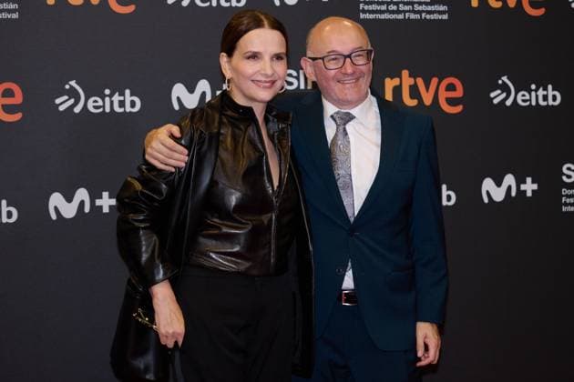 In-I In Motion - Red Carpet - 73rd San Sebastian International Film Festival Juliette Binoche and Jose Luis Rebordinos attend the red carpet premiere of the film IN-I IN Motion during the 73rd San Sebastian Donostia International Film Festival - Zinemaldia in San Sebastian, Spain, on September 20, 2025. San Sebastian Spain  Copyright: xCOOLMediax originalFilename: coolmedia-notitle250920_npLDl.jpg