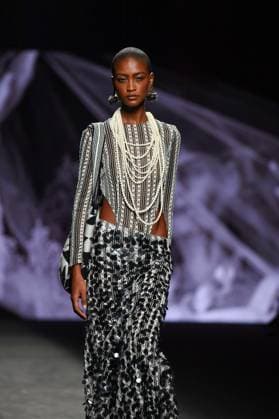 MALNE Mercedes-Benz Fashion Week de Madrid A model walks the runway wearing a design by MALNE during Mercedes-Benz Fashion Week de Madrid in IFERMA, 20 de septiembre 2025 Spain Featuring: A model walks the runway wearing a design by MALNE during Mercedes-Benz Fashion Week de Madrid in IFERMA, 20 de septiembre 2025 Spain Where: Madrid, Spain When: 20 Sep 2025 Credit: Oscar Gonzalez WENN Madrid Spain Copyright: xOscarxGonzalez WENNx wenn40663406 OFA ZOJx wenn40663406