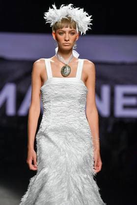 MALNE Mercedes-Benz Fashion Week de Madrid A model walks the runway wearing a design by MALNE during Mercedes-Benz Fashion Week de Madrid in IFERMA, 20 de septiembre 2025 Spain Featuring: A model walks the runway wearing a design by MALNE during Mercedes-Benz Fashion Week de Madrid in IFERMA, 20 de septiembre 2025 Spain Where: Madrid, Spain When: 20 Sep 2025 Credit: Oscar Gonzalez WENN Madrid Spain Copyright: xOscarxGonzalez WENNx wenn40663383 OFA ZOJx wenn40663383