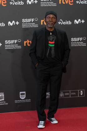 Presentation of Le cri des grades at the San Sebastian International Film Festival IRUN, SPAIN - SEPTEMBER 21: Actor Isaach De Bankole attends the official section, competing for the Golden Shell at the San Sebastian International Film Festival in Irun, Spain on September 21, 2025. Javi Julio Anadolu Irun Spain. Editorial use only. Please get in touch for any other usage.  Copyright: x2025xAnadoluxJavixJuliox