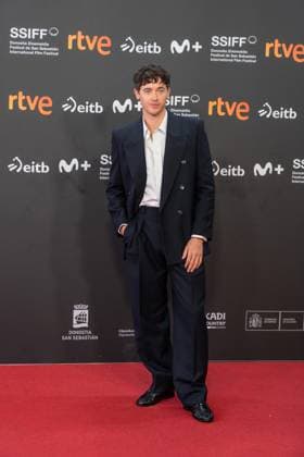 Presentation of Le cri des grades at the San Sebastian International Film Festival IRUN, SPAIN - SEPTEMBER 21: Actor Tom Blyth attends the official section, competing for the Golden Shell at the San Sebastian International Film Festival in Irun, Spain on September 21, 2025. Javi Julio Anadolu Irun Spain. Editorial use only. Please get in touch for any other usage.  Copyright: x2025xAnadoluxJavixJuliox