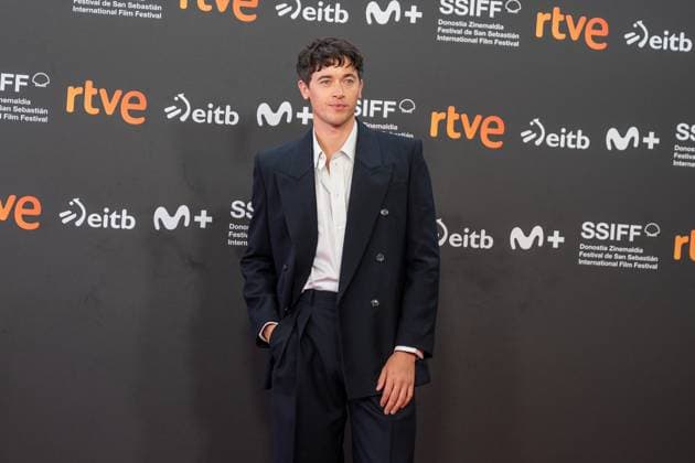 Presentation of Le cri des grades at the San Sebastian International Film Festival IRUN, SPAIN - SEPTEMBER 21: Actor Tom Blyth attends the official section, competing for the Golden Shell at the San Sebastian International Film Festival in Irun, Spain on September 21, 2025. Javi Julio Anadolu Irun Spain. Editorial use only. Please get in touch for any other usage.  Copyright: x2025xAnadoluxJavixJuliox