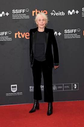 Claire Denis at the premiere of the feature film Le Cri des gardes The Fence at the 73rd San Sebastian International Film Festival Festival Internacional de Cine de San Sebastian at the Kursaal San Sebastian, 21 09 2025 Foto:xC.xNiehausx xFuturexImagex fences_5952