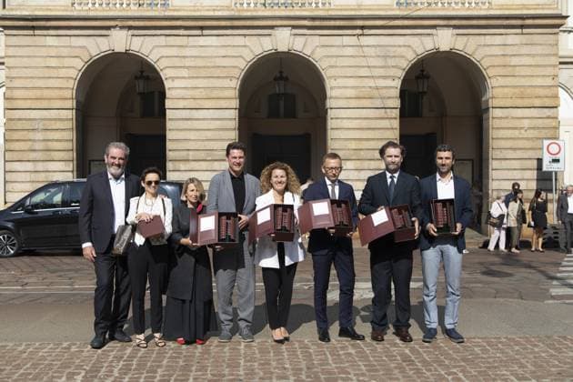 Milan, Teatro alla Scala Ceremony for the Enterprise Work Award and the Enterprise Value Award of the Chamber of Commerce of Milan Monza Brianza Lodi in photos: the winners of the Enterprise Work and Value Award  Copyright: xFrancescoxEnriquezx xipa-agency.netx xFrancescoxEnriquezx IPA_Agency_IPA65419454