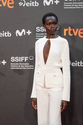 73rd San Sebastian International Film Festival IRUN, SPAIN - SEPTEMBER 21: Actress Anyier Anei attends the premiere of The Couture during the 73rd San Sebastian International Film Festival, in Irun, Spain on September 21, 2025. Javi Julio Anadolu Irun Spain. Editorial use only. Please get in touch for any other usage.  Copyright: x2025xAnadoluxJavixJuliox