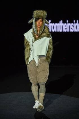 EGO Mercedes-Benz Fashion Week de Madrid - 21 Sep 2025 A model walks the runway wearing a design by Skinsfromtheinsideofmymouth during the Ego Mercedes-Benz Fashion Week de Madrid in IFERMA. Madrid Spain Copyright: xAtilanoxGarciax xSOPAxImagesx FOTO48769