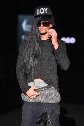 EGO Mercedes-Benz Fashion Week de Madrid - 21 Sep 2025 A model walks the runway wearing a design by Skinsfromtheinsideofmymouth during the Ego Mercedes-Benz Fashion Week de Madrid in IFERMA. Madrid Spain Copyright: xAtilanoxGarciax xSOPAxImagesx FOTO48788