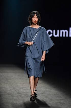 EGO Mercedes-Benz Fashion Week de Madrid - 21 Sep 2025 A model walks the runway wearing a design by Studio Cumbre during the Ego Mercedes-Benz Fashion Week de Madrid in IFERMA. Madrid Spain Copyright: xAtilanoxGarciax xSOPAxImagesx FOTO48932