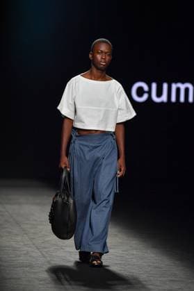 EGO Mercedes-Benz Fashion Week de Madrid - 21 Sep 2025 A model walks the runway wearing a design by Studio Cumbre during the Ego Mercedes-Benz Fashion Week de Madrid in IFERMA. Madrid Spain Copyright: xAtilanoxGarciax xSOPAxImagesx FOTO48940