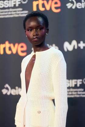 73rd San Sebastian International Film Festival: Couture Red Carpet Anyier Anei attended Couture Red Carpet during 73rd San Sebastian International Film Festival at Kursaal Theatre on September 21, 2025 in Donostia San Sebastian, Spain Photo by IMAGO MPG Donostia San Sebastian Kursaal Theatre Euskadi Spain  Copyright: xMPGx