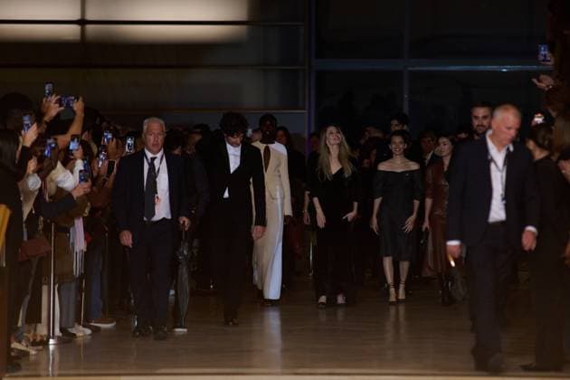 Couture - Red Carpet - 73rd San Sebastian International Film Festival Angelina Jolie attends the red carpet of the film Couture during the 73rd San Sebastian Donostia International Film Festival - Zinemaldia in San Sebastian, Spain, on September 21, 2025. San Sebastian Spain  Copyright: xCOOLMediax originalFilename: coolmedia-notitle250922_npwgV.jpg