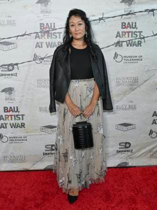 September 21, 2025, Los Angeles, California, USA: Actress ARUN STORRS attends Bau, Artist At War World Premiere. Los Angeles USA - ZUMAb173 20250921_aap_b173_051 Copyright: xBillyxBennightx