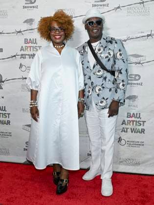 September 21, 2025, Los Angeles, California, USA: PAMELA ANCHANG and CHARLES ANCHANG attend Bau, Artist At War World Premiere. Los Angeles USA - ZUMAb173 20250921_aap_b173_058 Copyright: xBillyxBennightx