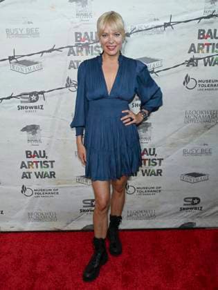 September 21, 2025, Los Angeles, California, USA: Danish actress, singer, songwriter, and model NINA BERGMAN attends Bau, Artist At War World Premiere. Los Angeles USA - ZUMAb173 20250921_aap_b173_067 Copyright: xBillyxBennightx