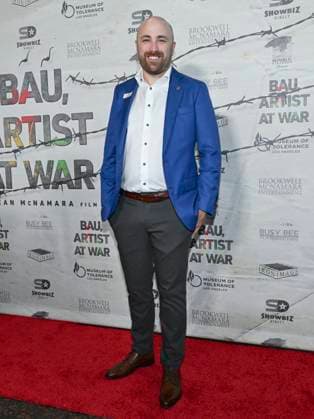 September 21, 2025, Los Angeles, California, USA: SHAWN SEIFERT attends Bau, Artist At War World Premiere. Los Angeles USA - ZUMAb173 20250921_aap_b173_059 Copyright: xBillyxBennightx