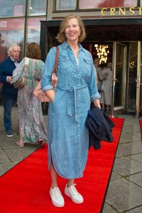 Petra Zieser at the premiere of the play Miss Merkel Mord in der Uckermark at the Komödie am Kurfürstendamm in the Ernst Reuter Saal Berlin, 21 09 2025 Foto:xC.xBehringx xFuturexImagex merkel_prem_5904