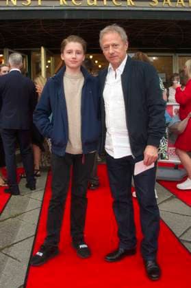 Alexander Rengger and Axel Pape at the premiere of the play Miss Merkel Mord in der Uckermark at the Komödie am Kurfürstendamm in the Ernst Reuter Saal Berlin, 21 09 2025 Foto:xC.xBehringx xFuturexImagex merkel_prem_5921