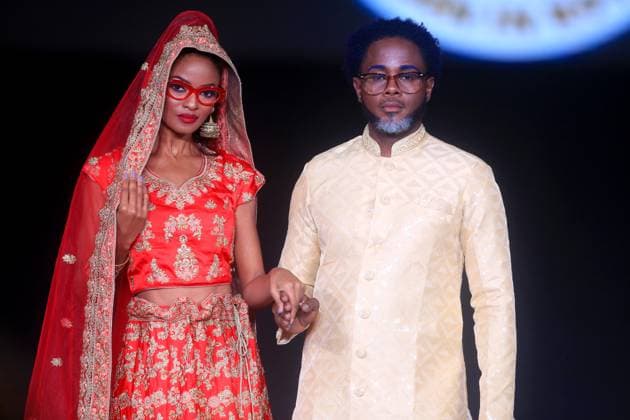 Two models walk the runway wearing creations by Krissi and Priya brand during the second annual Hats & Heels event by Rotary Trinidad and Tobago Hats & Heels event IN Port of Spain, Trinidad and Tobago, 21 September 2025. The event, which commemorates the United Nations International Day of Peace, aims to support Rotary s peacebuilding initiatives, particularly its youth empowerment project and support initiatives. Hats & Heels, a fashion show to raise funds for youth projects !ACHTUNG: NUR REDAKTIONELLE NUTZUNG!  Copyright: xAndreaxDexSilvax USA4721 20250922-55017995416_1