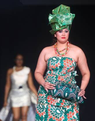 Two models walk the runway wearing creations by Matrix brand during the second annual Hats & Heels event by Rotary Trinidad and Tobago Hats & Heels event IN Port of Spain, Trinidad and Tobago, 21 September 2025. The event, which commemorates the United Nations International Day of Peace, aims to support Rotary s peacebuilding initiatives, particularly its youth empowerment project and support initiatives. Hats & Heels, a fashion show to raise funds for youth projects !ACHTUNG: NUR REDAKTIONELLE NUTZUNG!  Copyright: xAndreaxDexSilvax USA4738 20250922-55017995562_1