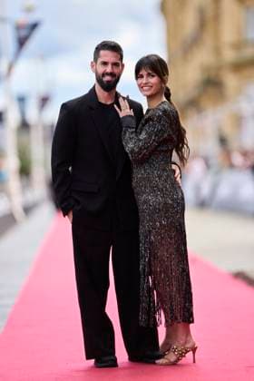 73rd San Sebastian - La Grazia Red Carpet Isco Alarcon, Sara Salamo attended La Grazia Red Carpet during 73rd San Sebastian International Film Festival at Victoria Eugenia Theatre on September 22, 2025 in Donostia San Sebastian, Spain. Photo by ABACAPRESS.COM San Sebastian Spain  Copyright: xABACAx