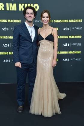German premiere of THE SMASHJING MACHINE German premiere of THE SMASHJING MACHINE German premiere of THE SMASHJING MACHINE German premiere of THE SMASHJING MACHINE German premiere of THE SMASHJING MACHINE Arrival at the German premiere of THE SMASHJING MACHINE with Emily Blunt director and screenwriter Benny Safdie in Berlin on, 22 09 2025 Photopress Mueller