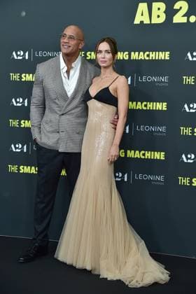 German premiere of THE SMASHJING MACHINE German premiere of THE SMASHJING MACHINE German premiere of THE SMASHJING MACHINE German premiere of THE SMASHJING MACHINE German premiere of THE SMASHJING MACHINE Arrival at the German premiere of THE SMASHJING MACHINE with Dwayne Johnson, Emily Blunt in Berlin on, 22 09 2025 Photopress Mueller