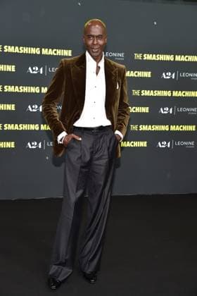 German premiere of THE SMASHJING MACHINE German premiere of THE SMASHJING MACHINE German premiere of THE SMASHJING MACHINE German premiere of THE SMASHJING MACHINE Arrival at the German premiere of THE SMASHJING MACHINE Bruce Darnell, US American choreographer and model in Berlin on, 22 09 2025 Photopress Mueller