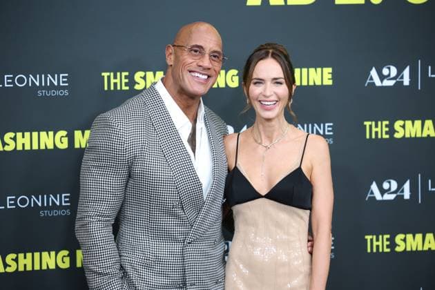 Premiere THE SMASHING MACHINE Between Triumph and Abyss Dwayne The Rock Johnson Emily Blunt German premiere at Berlin Zoo Palast Cinema of THE SMASHING MACHINE Between Triumph and Abyss Copyright: xx