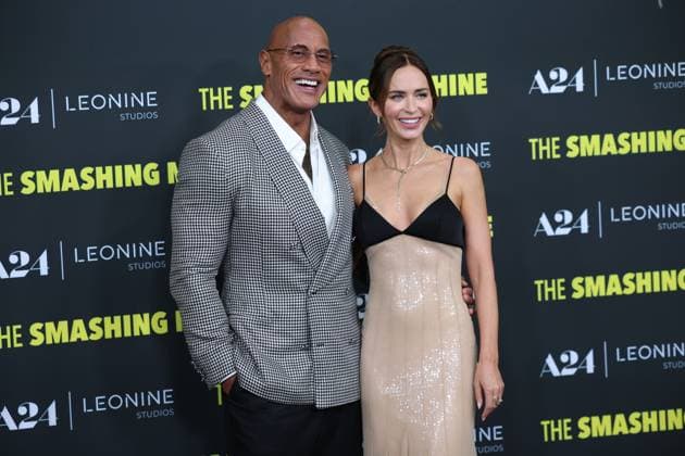 Premiere THE SMASHING MACHINE Between Triumph and Abyss Dwayne The Rock Johnson Emily Blunt German premiere at Berlin Zoo Palast Cinema of THE SMASHING MACHINE Between Triumph and Abyss Copyright: xx
