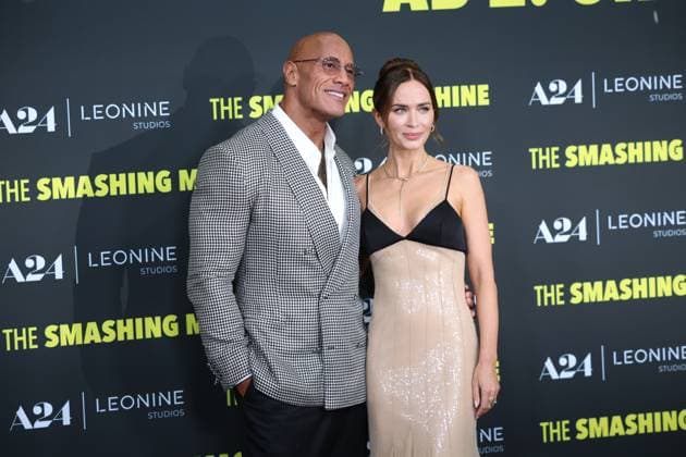 Premiere THE SMASHING MACHINE Between Triumph and Abyss Dwayne The Rock Johnson Emily Blunt German premiere at Berlin Zoo Palast Cinema of THE SMASHING MACHINE Between Triumph and Abyss Copyright: xx