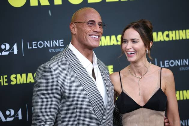 Premiere THE SMASHING MACHINE Between Triumph and Abyss Dwayne The Rock Johnson Emily Blunt German premiere at Berlin Zoo Palast Cinema of THE SMASHING MACHINE Between Triumph and Abyss Copyright: xx