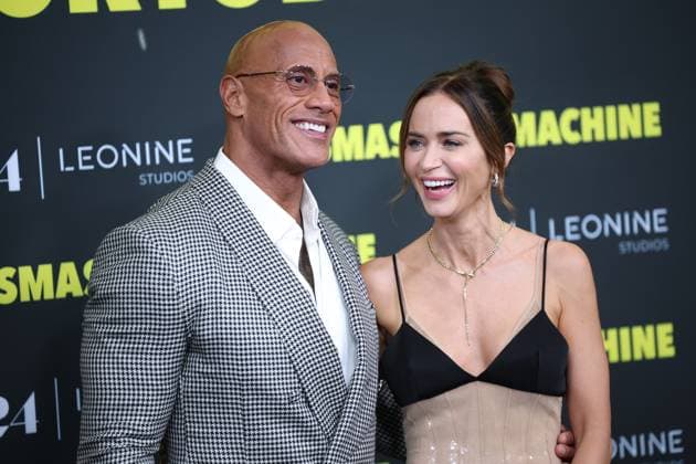 Premiere THE SMASHING MACHINE Between Triumph and Abyss Dwayne The Rock Johnson Emily Blunt German premiere at Berlin Zoo Palast Cinema of THE SMASHING MACHINE Between Triumph and Abyss Copyright: xx
