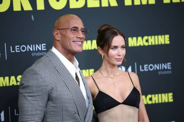 Premiere THE SMASHING MACHINE Between Triumph and Abyss Dwayne The Rock Johnson Emily Blunt German premiere at Berlin Zoo Palast Cinema of THE SMASHING MACHINE Between Triumph and Abyss Copyright: xx