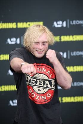 Premiere THE SMASHING MACHINE Between Triumph and Abyss FrÃ dÃ ric Vosgröne @neanderthalbjj DER NEANDERTALER Frederic Vosgroene German premiere at the Berlin Zoo Palast Cinema of THE SMASHING MACHINE Between Triumph and Abyss Copyright: xx