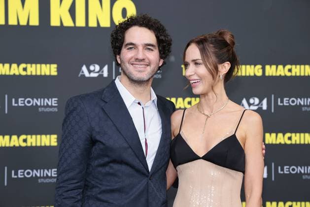 Benny Safdie and Emily Blunt at THE SMASHING MACHINE movie premiere at Zoo Palast in Berlin on 22 09 2025 in Berlin The Smashing Machine movie premiere in Berlin