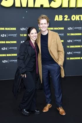 German premiere of THE SMASHING MACHINE Nadja Jo Klapper and Johannes Heinrichs at the German premiere of THE SMASHING MACHINE in Berlin Date 22 09 2025 Copyright: xEventpressxBerndtx