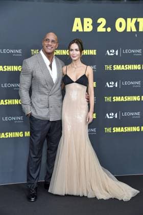 German premiere of THE SMASHING MACHINE Dwayne Johnson and Emily Blunt at the German premiere of THE SMASHING MACHINE in Berlin Date 22 09 2025 Copyright: xEventpressxBerndtx