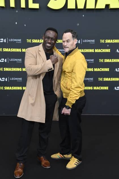 German premiere of THE SMASHING MACHINE Jerry Kwarteng and Nico Birnbaum at the German premiere of THE SMASHING MACHINE in Berlin Date 22 09 2025 Copyright: xEventpressxBerndtx