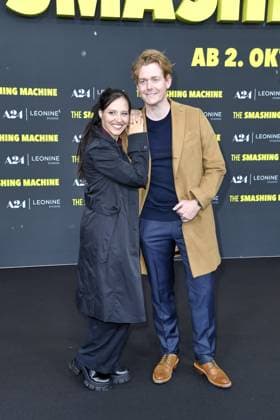 German premiere of THE SMASHING MACHINE Nadja Jo Klapper and Johannes Heinrichs at the German premiere of THE SMASHING MACHINE in Berlin Date 22 09 2025 Copyright: xEventpressxBerndtx