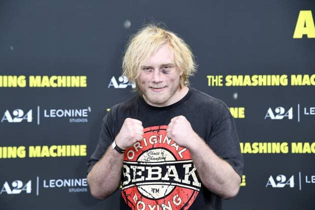 German premiere of THE SMASHING MACHINE Frederic Vosgroene DER NEANDERTALER at the German premiere of THE SMASHING MACHINE in Berlin Date 22 09 2025 Copyright: xEventpressxBerndtx