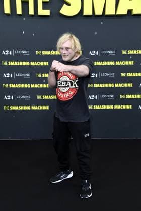 German premiere of THE SMASHING MACHINE Frederic Vosgroene DER NEANDERTALER at the German premiere of THE SMASHING MACHINE in Berlin Date 22 09 2025 Copyright: xEventpressxBerndtx