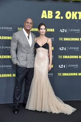German premiere of THE SMASHING MACHINE Dwayne Johnson and Emily Blunt at the German premiere of THE SMASHING MACHINE in Berlin Date 22 09 2025 Copyright: xEventpressxBerndtx