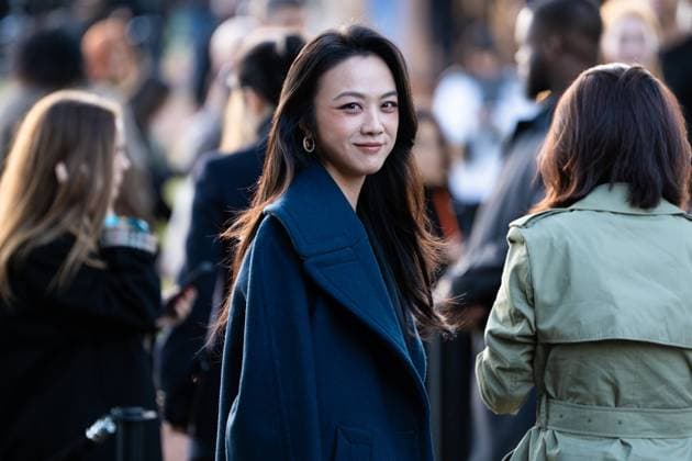 Burberry show at the London Fashion Week - 22 Sep 2025 Tang Wei attends the Burberry show during the London Fashion Week at Hyde Park. London United Kingdom Copyright: xLounisxTiarx xSOPAxImagesx _DSC7185