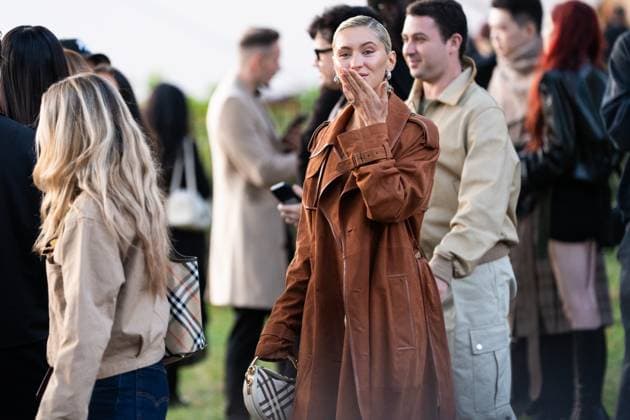 Burberry show at the London Fashion Week - 22 Sep 2025 Iris Law attends the Burberry show during the London Fashion Week at Hyde Park. London United Kingdom Copyright: xLounisxTiarx xSOPAxImagesx _DSC7247