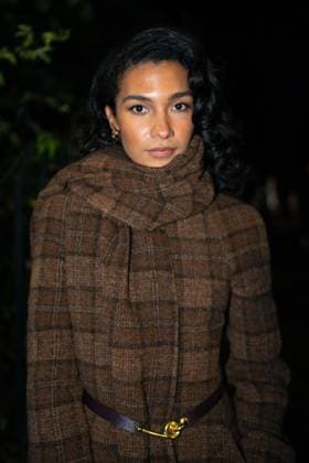 Burberry show at the London Fashion Week - 22 Sep 2025 Olivia Dean attends the Burberry show during the London Fashion Week at Hyde Park. London United Kingdom Copyright: xLounisxTiarx xSOPAxImagesx _DSC7443