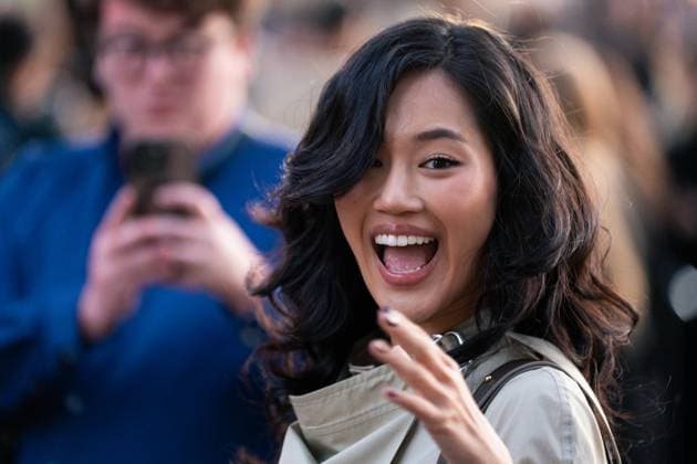 Burberry show at the London Fashion Week - 22 Sep 2025 A guest attends the Burberry show during the London Fashion Week at Hyde Park. London United Kingdom Copyright: xLounisxTiarx xSOPAxImagesx _DSC7272